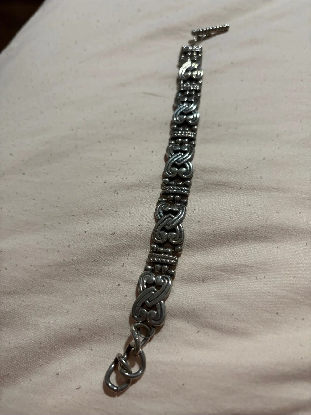 Brighton Silver-Tone Intricate Link Bracelet